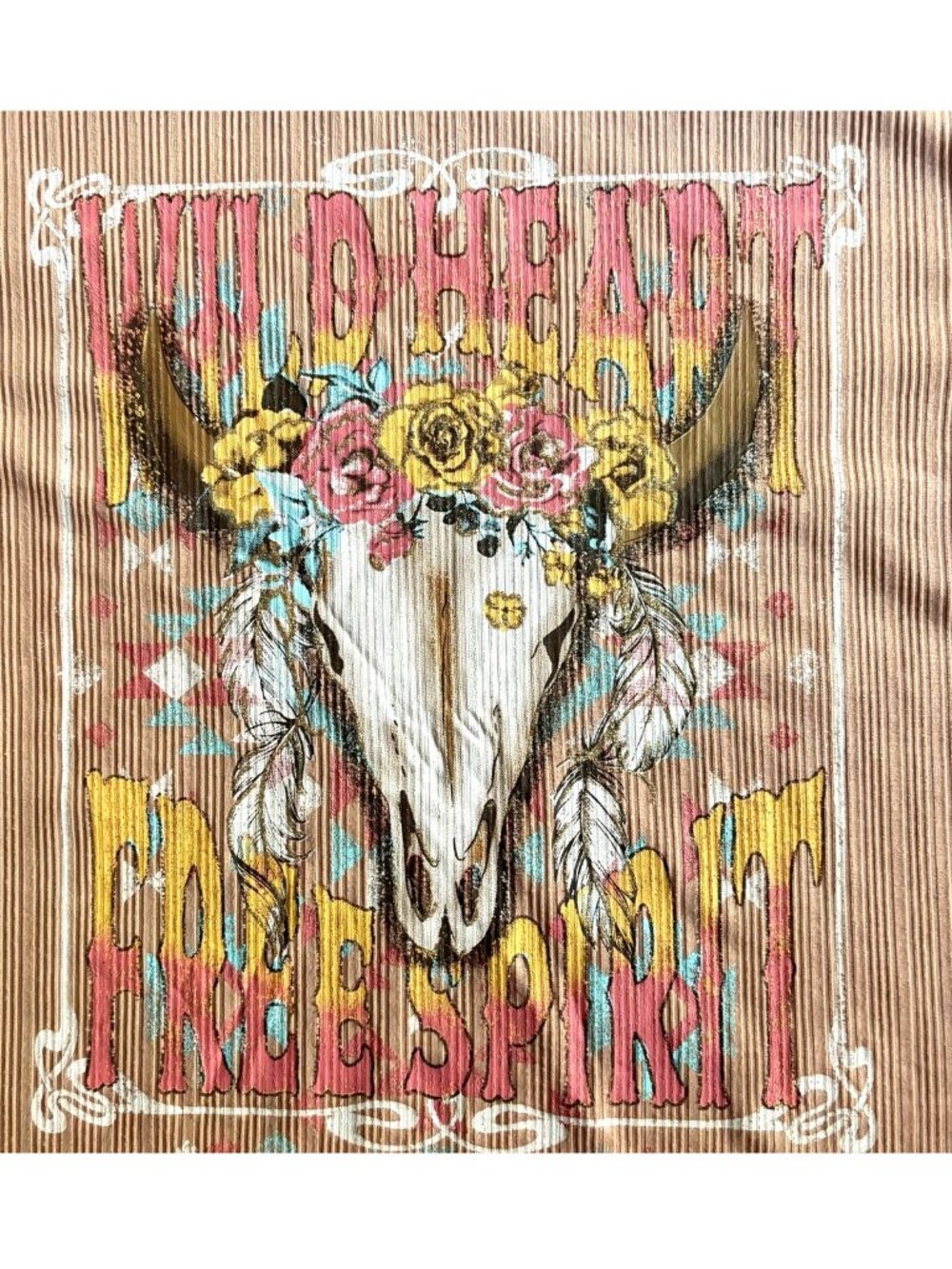 I.N. Girl Wild Heart Rodeo Ranch Western Graphic Tee Girls L14